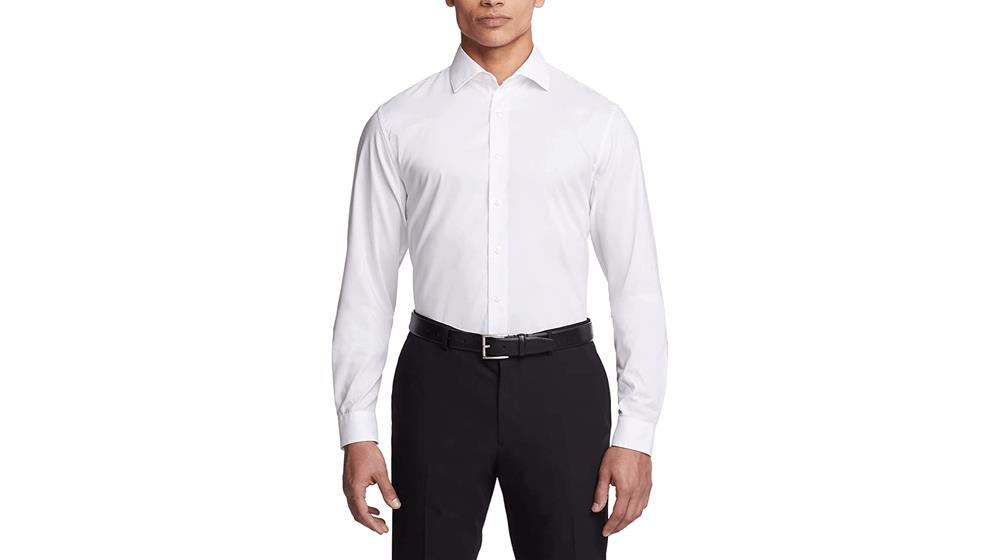 Kenneth Cole Men's Dress Shirt Slim Fit Solid