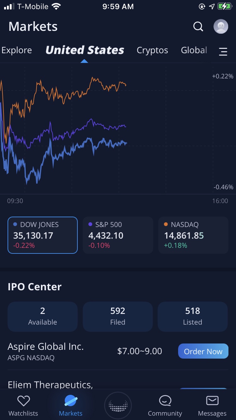 you can accumulate free shares of stock - Webull