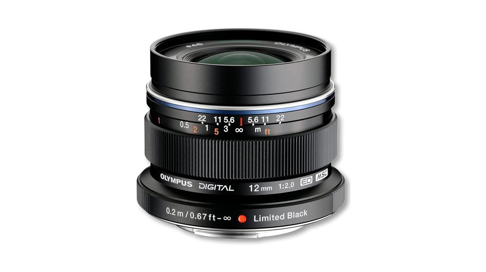 OM SYSTEM OLYMPUS M.Zuiko Digital ED 12mm F2.0 Black For Micro Four Thirds System Camera