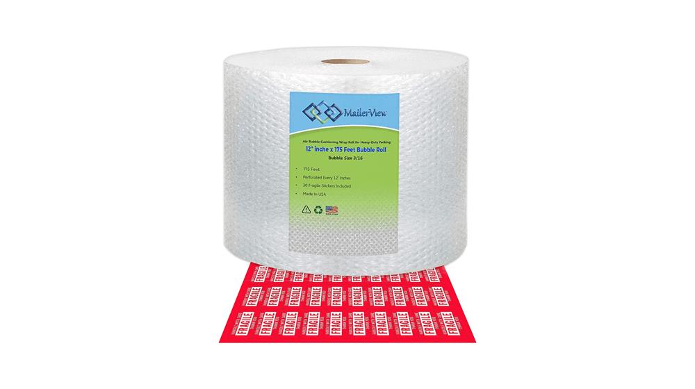 USA Made Air Bubble Cushioning Wrap Roll for Heavy-Duty Packing