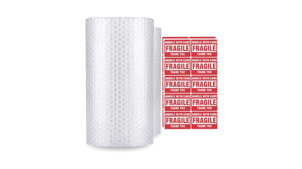 enKo (2 Pack) 12 inch x 72 feet Bubble Cushioning Wrap Roll