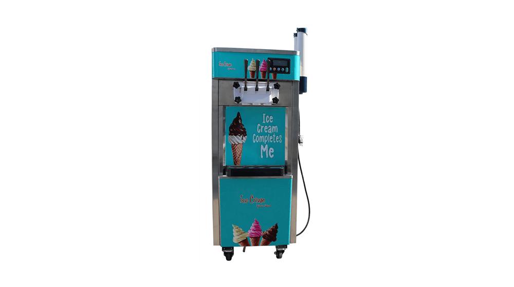 Commercial 110V 3Flavor Soft Ice Cream Cooling Making Machine