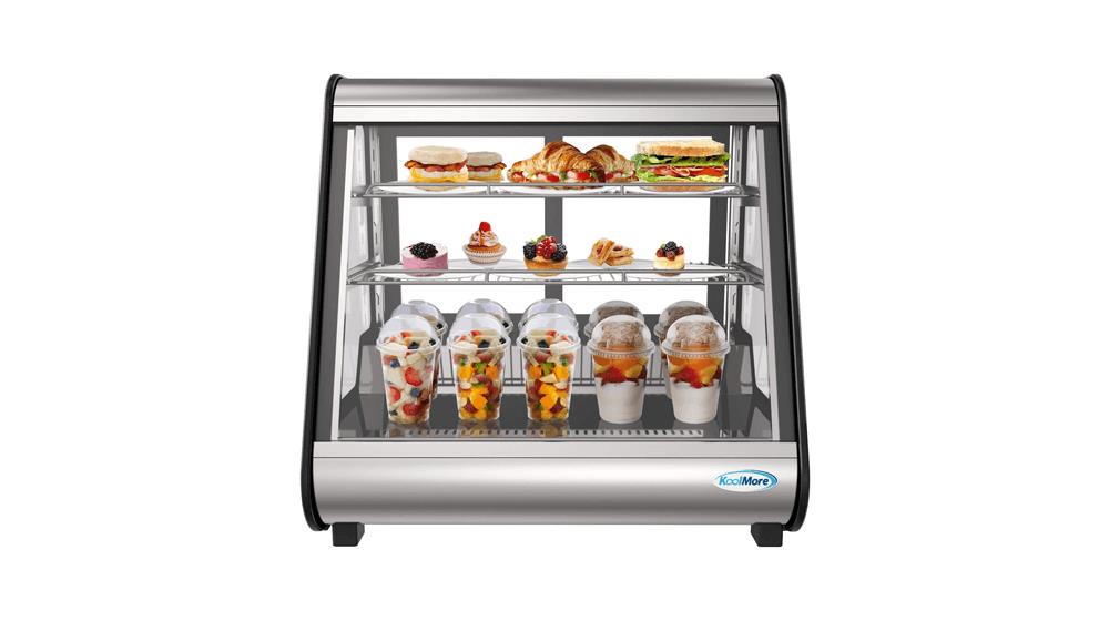 KoolMore - CDC-4C-BK 27-inch Commercial Countertop Refrigerator Display Case