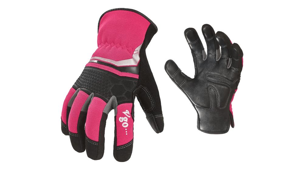 Vgo 1-Pair Grain Cowhide Leather Light Duty Women's Mechanic Work Gloves