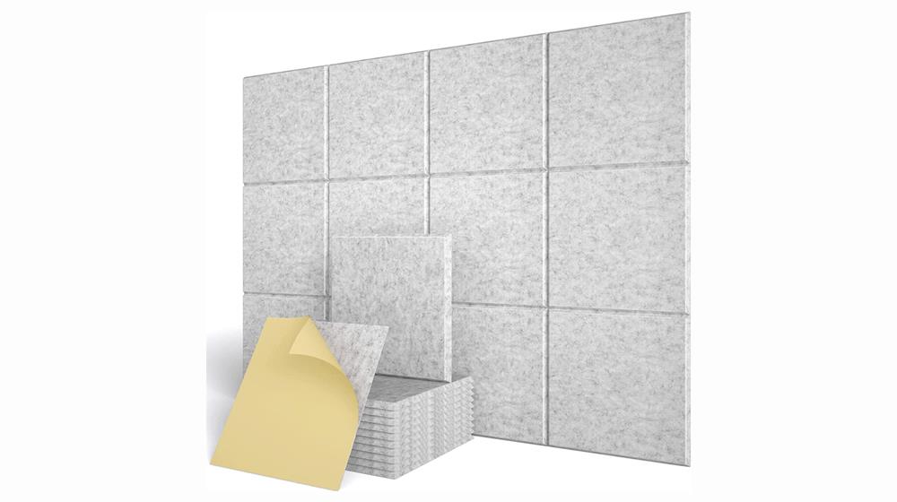Lebenforce Self-adhesive Acoustic Panels Tiles 12 Pack