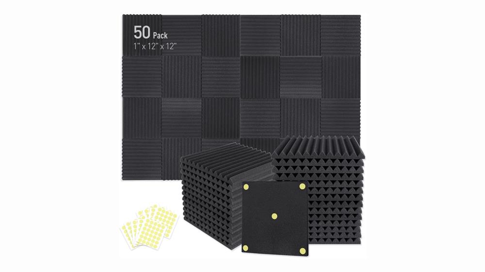 50-Pack Acoustic Foam