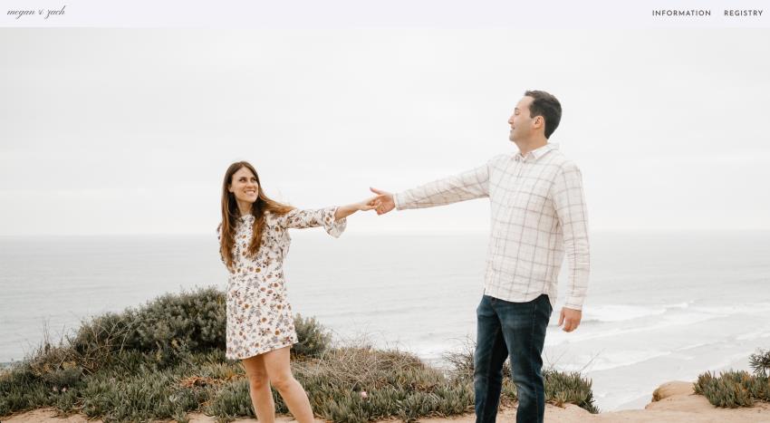 wedding website examples