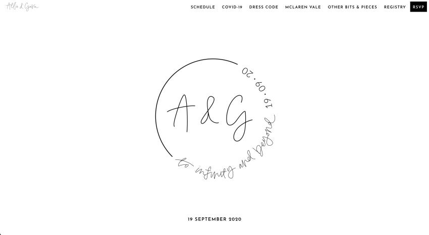 wedding website examples