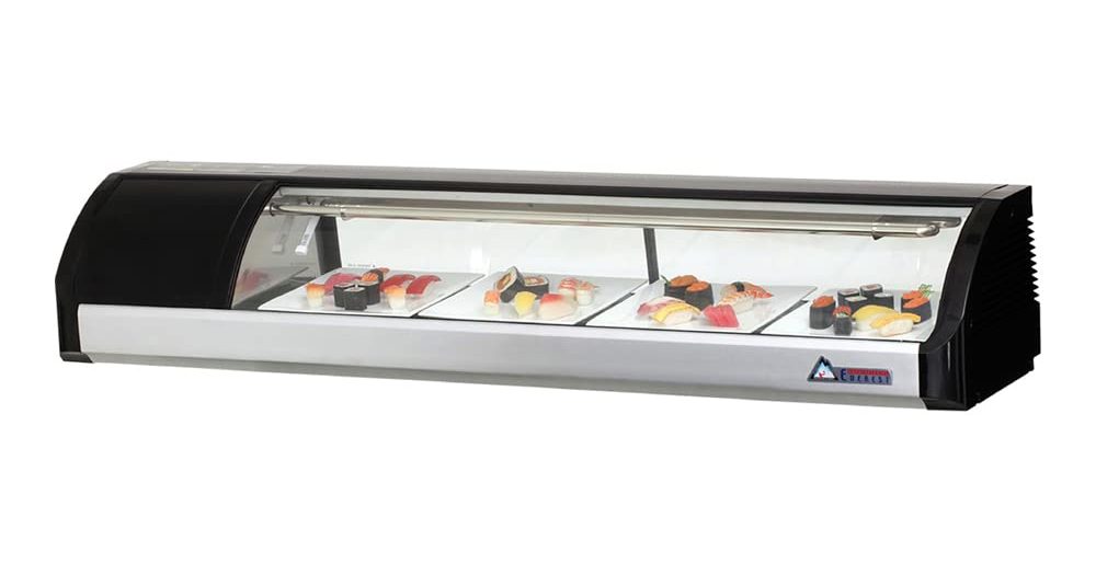 best sushi display case