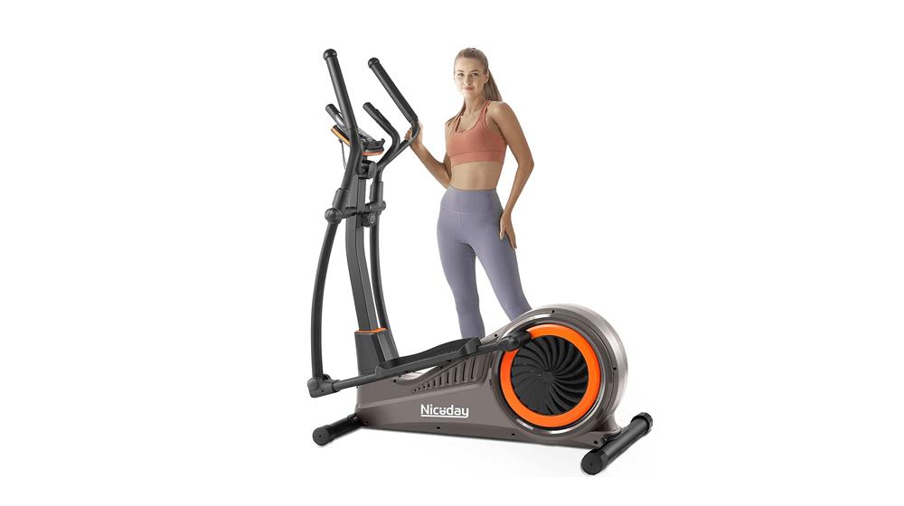 Niceday Elliptical Machine, Cross Trainer with Hyper-Quiet Magnetic Driving System