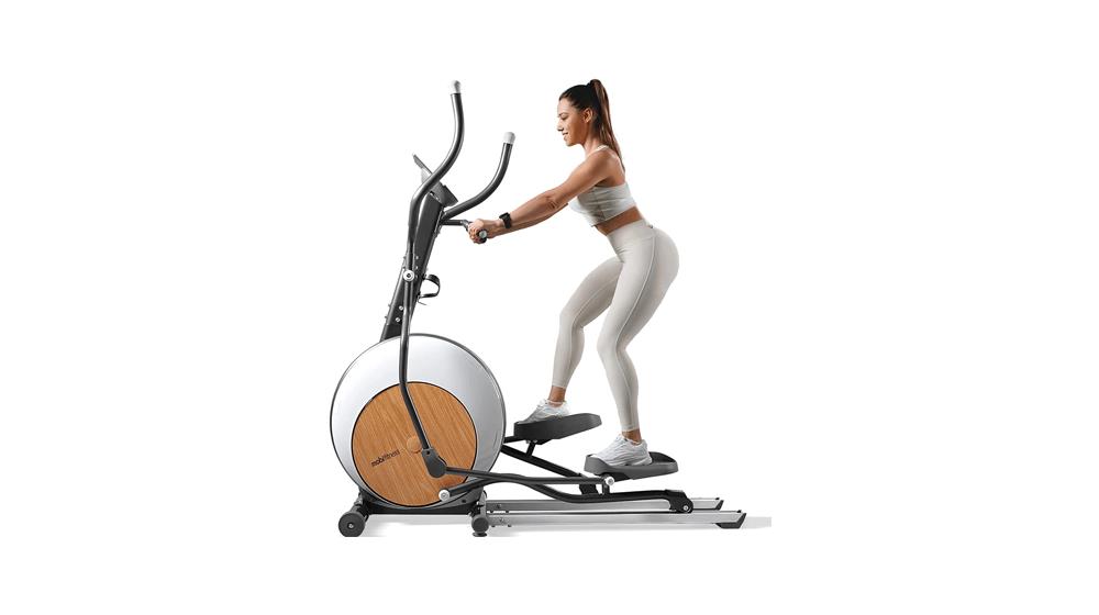 mobifitness Elliptical Machine for Home, 3-in-1 Elliptical Training Machine with 24 Resistant Levels & Quiet Magnetic Driving System