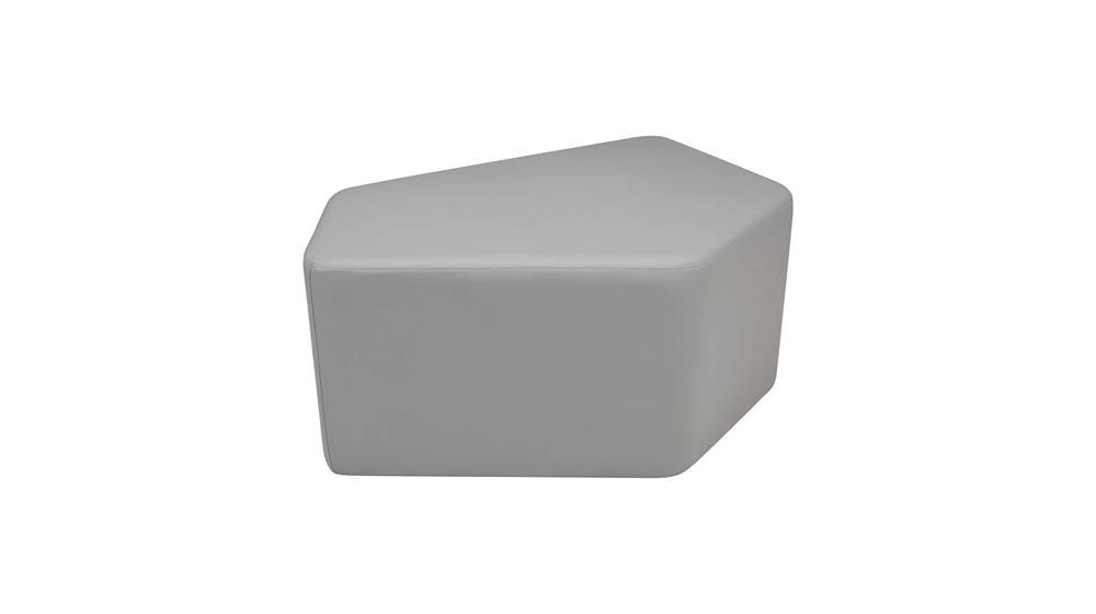 Learniture Structured CommunEDI 18-inch H Stool -Flexible Modular Collaborative Soft Seating for Office