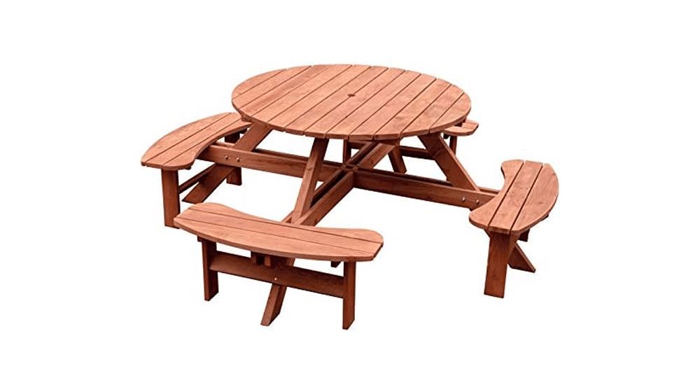 Leisure Season RPT8230 Round Picnic Table