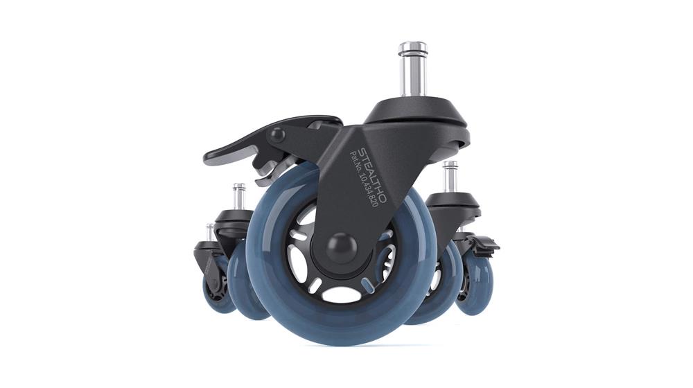 STEALTHO Patented Replacement Office Chair Caster Wheels