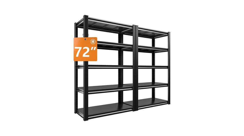 Raybee 2 Pack Garage Shelving Heavy Duty Garage Storage Shelves