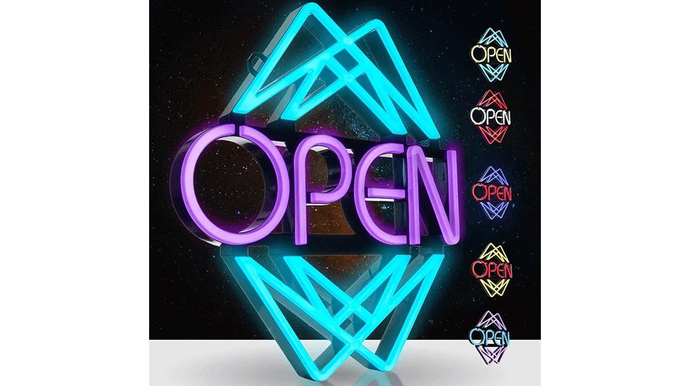 Open Sign by Element Lux - 49 Color Combinations