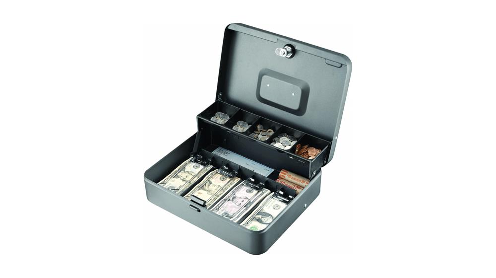 MMF Industries STEELMASTER Tiered Tray Cash Box