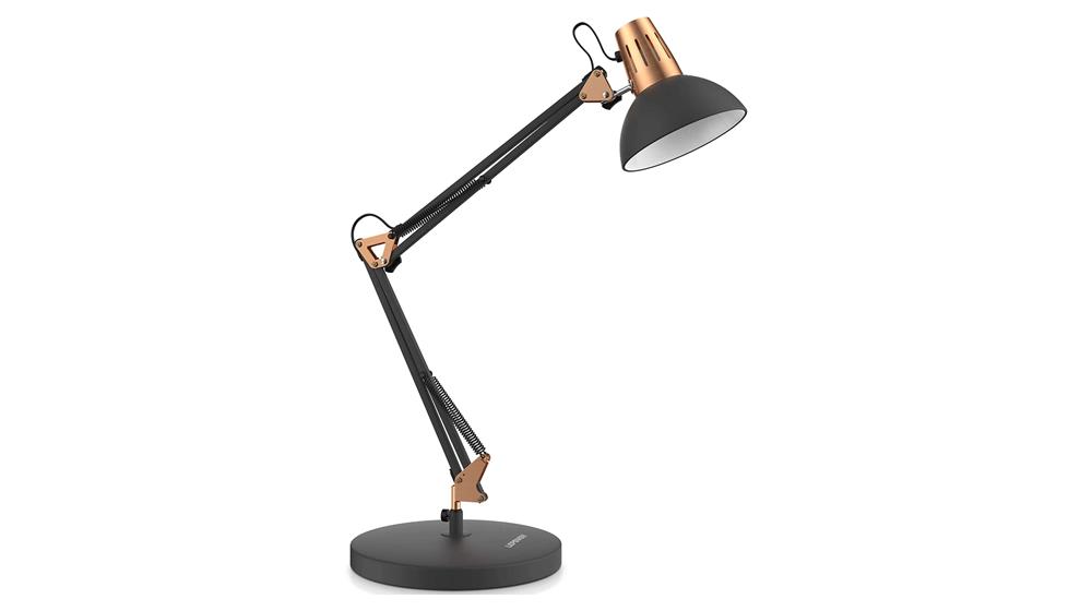 LEPOWER Metal Desk Lamp, Adjustable Goose Neck Architect Table Lamp