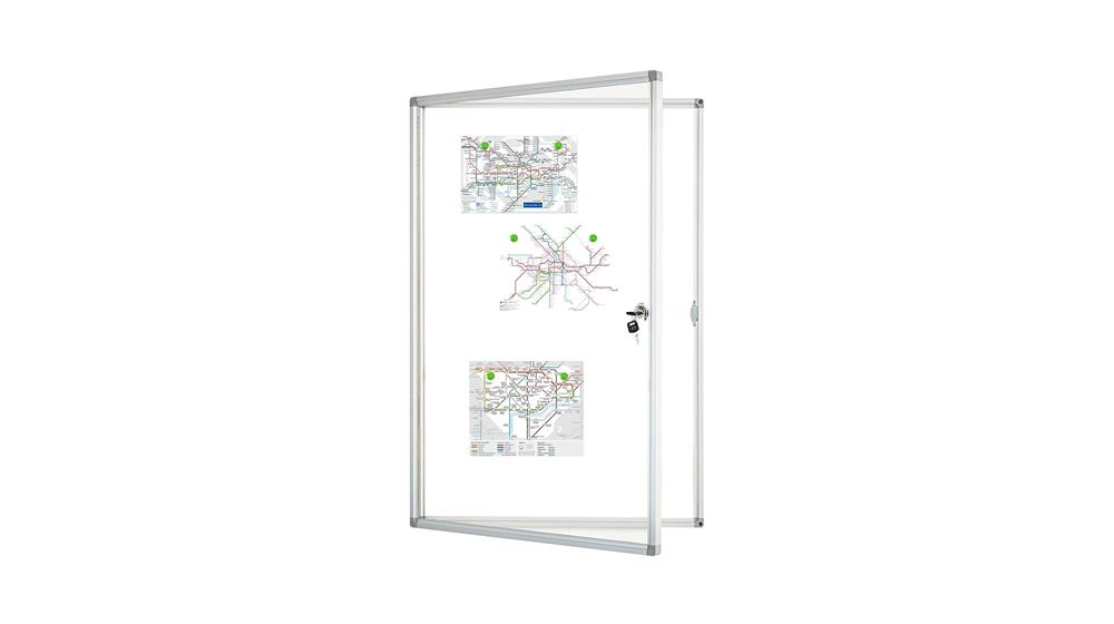 BEST BOARD Lockable Magnetic Enclosed Dry-Erase whiteboard