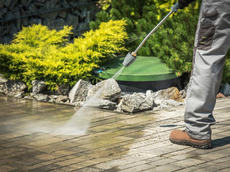 pressure washing