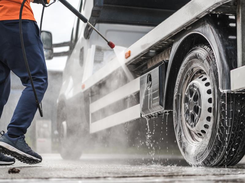 pressure washing