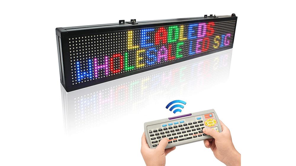 Leadleds 30x6-in LED Message Board