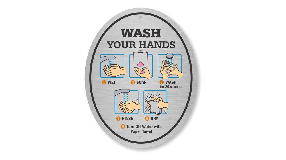 SmartSign Wash Your Hands Sign