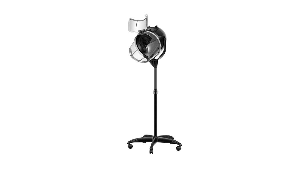 VIVOHOME 1300W Professional Height Adjustable Stand Up Bonnet Hair Dryer Hooded Floor Stand Rolling Base with Wheels for Salon Equipment Beauty Spa Home