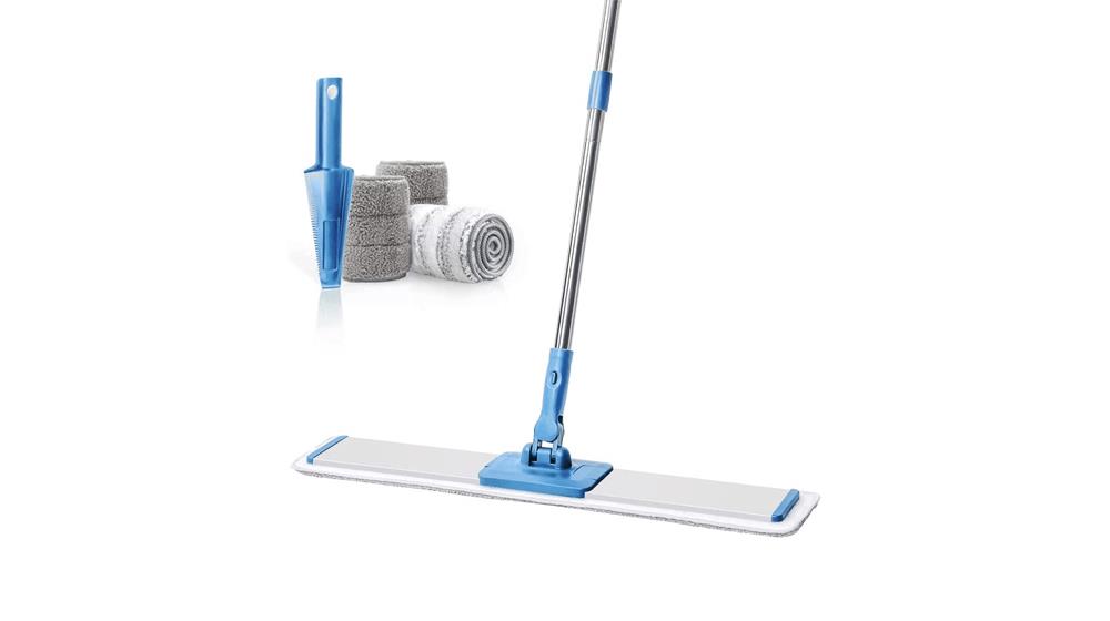 CQT Commercial Flat Microfiber Floor Mop Cleaning System