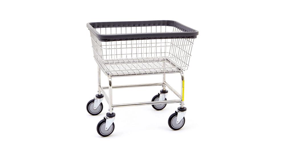 R&B Wire 100E Heavy Duty Rolling Wire Laundry Cart
