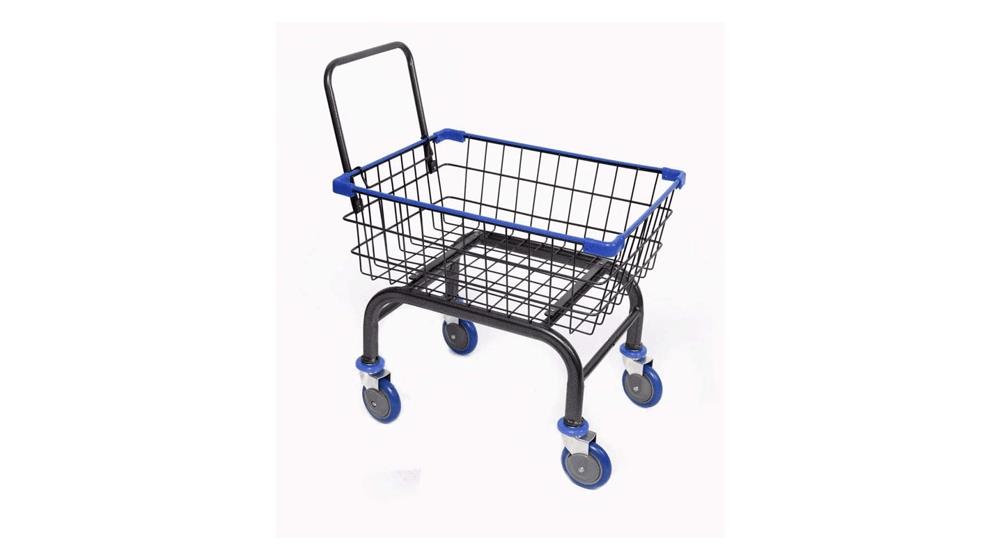 Cart&Supply Heavy Duty Household & Commercial Charcoal Grey Cart with U- Handle