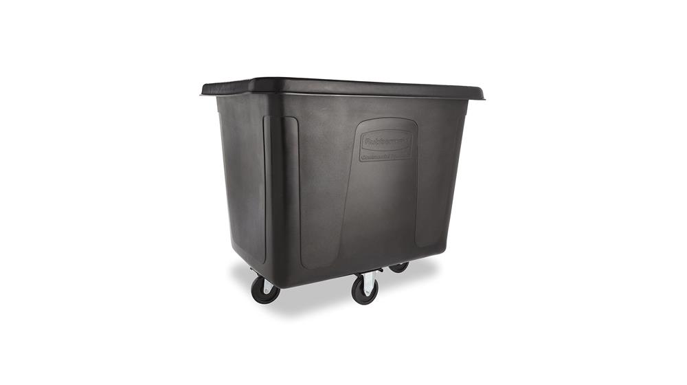 Rubbermaid Commercial MDPE 102.9-Gallon Laundry and Waste Collection Cube Truck