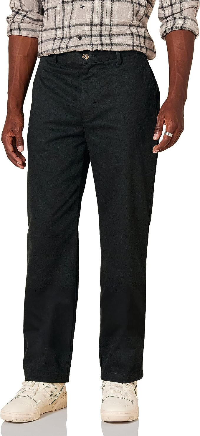 Amazon Essentials Men's Classic-Fit Wrinkle-Resistant Flat-Front Chino Pant