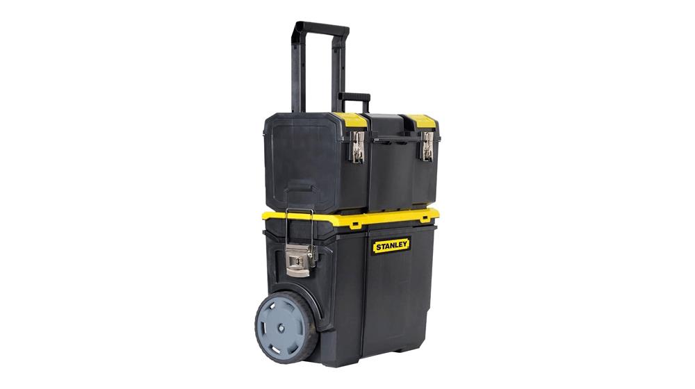 STANLEY 3 in 1 Rolling Work Centre Toolbox with Pull Handle