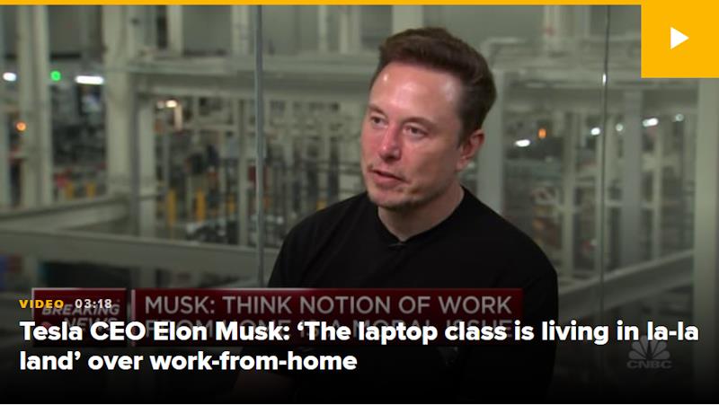 Elon Musk wants employees back at work