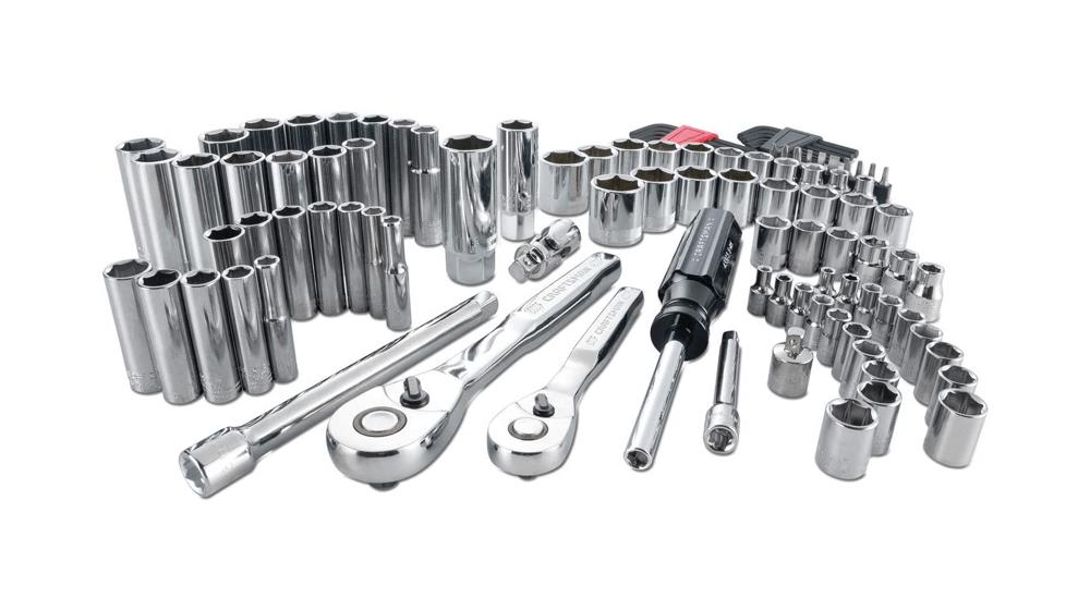 CRAFTSMAN Socket Set, 1, 4-Inch & 3, 8-Inch Drive