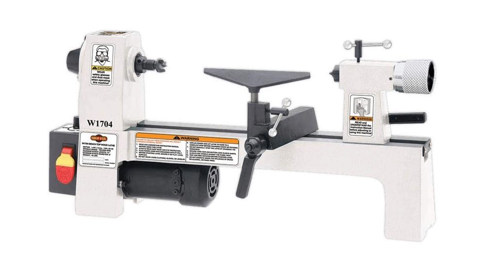 SHOP FOX W1704 1,3-Horsepower Benchtop Lathe