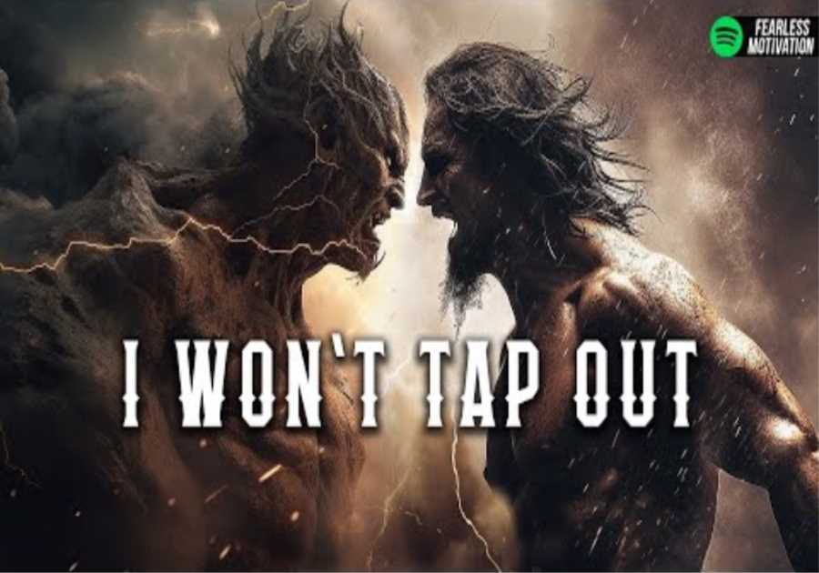 LISTEN to THIS SONG when you're ready to DESTROY your DEMONS - Official Lyric Video - TAP OUT