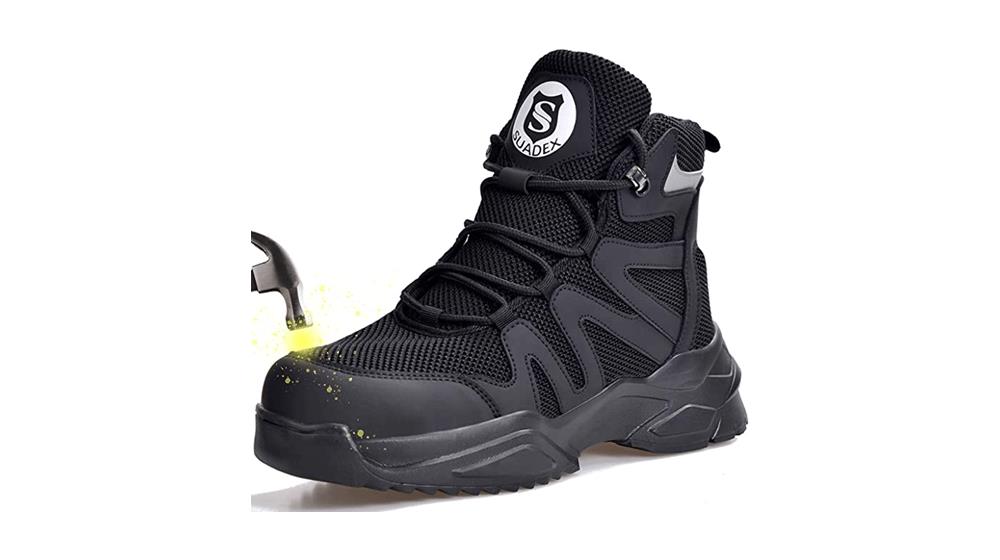 SUADEX Steel Toe Boots for Men Women Lightweight Work Boots for Men Composite Toe Work Boots for Industrials & Construction
