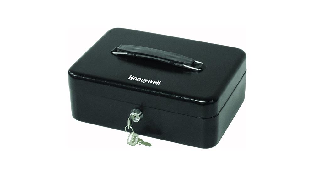 Honeywell Safes & Door Locks 6112 Standard Steel Cash Box with Key Lock