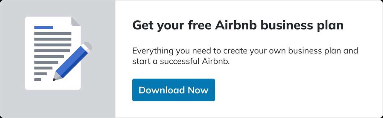 Get your free Airbnb business plan. Everything you need to create your own business plan and start a successful Airbnb. Download Now