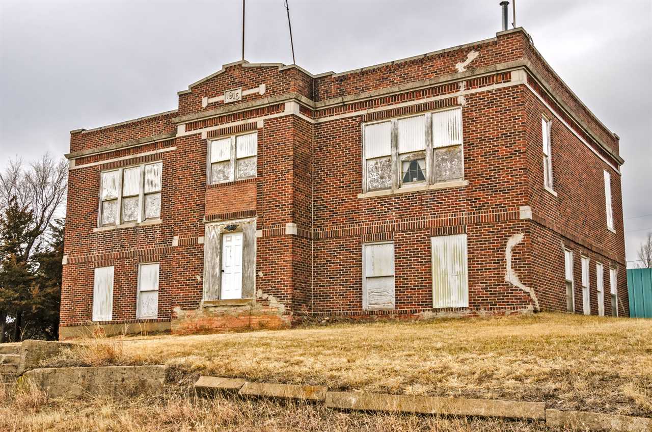 dilapidated school