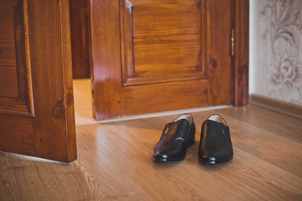 shoes at door